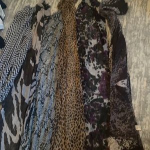 6 scarf bundle